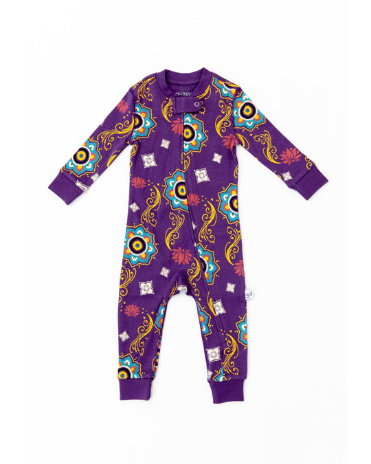 Baby Sleeper – Purple Rangoli