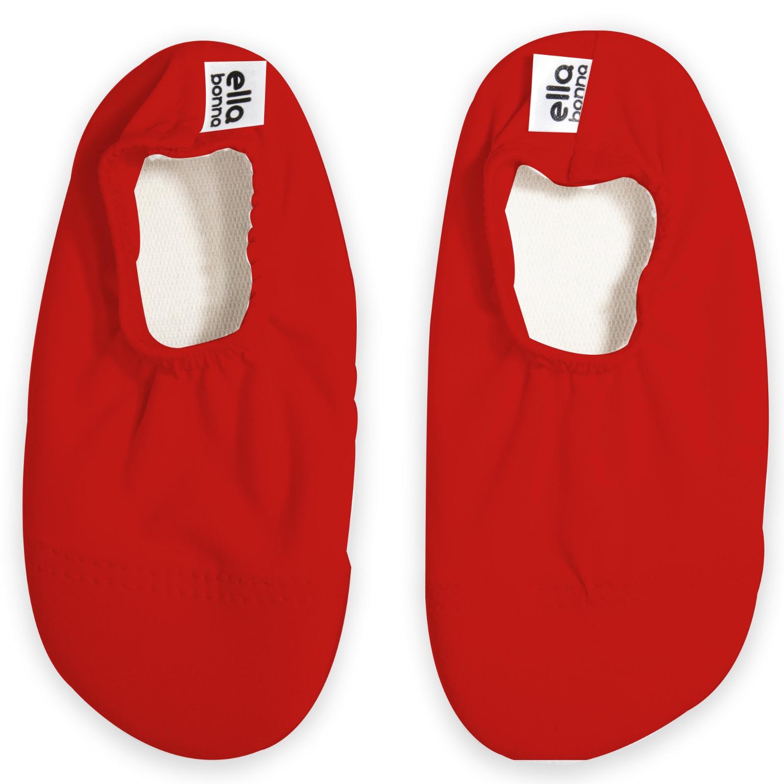 Burgundy unisex baby sea shoes with non-slip sole