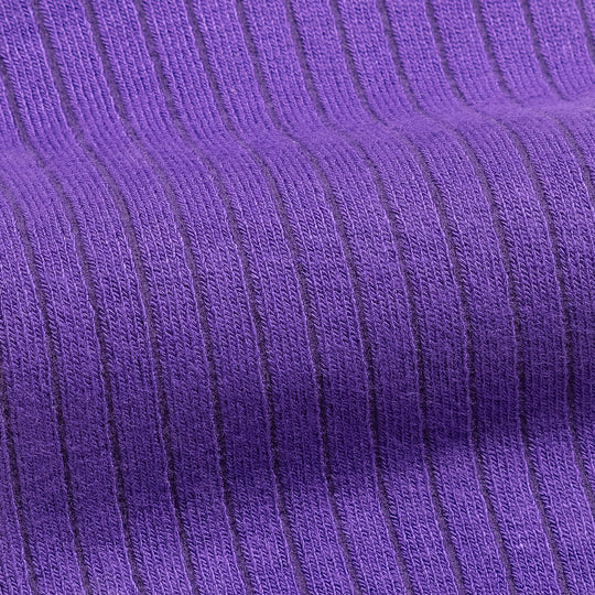 Bamboo dress socks knit texture, purple
