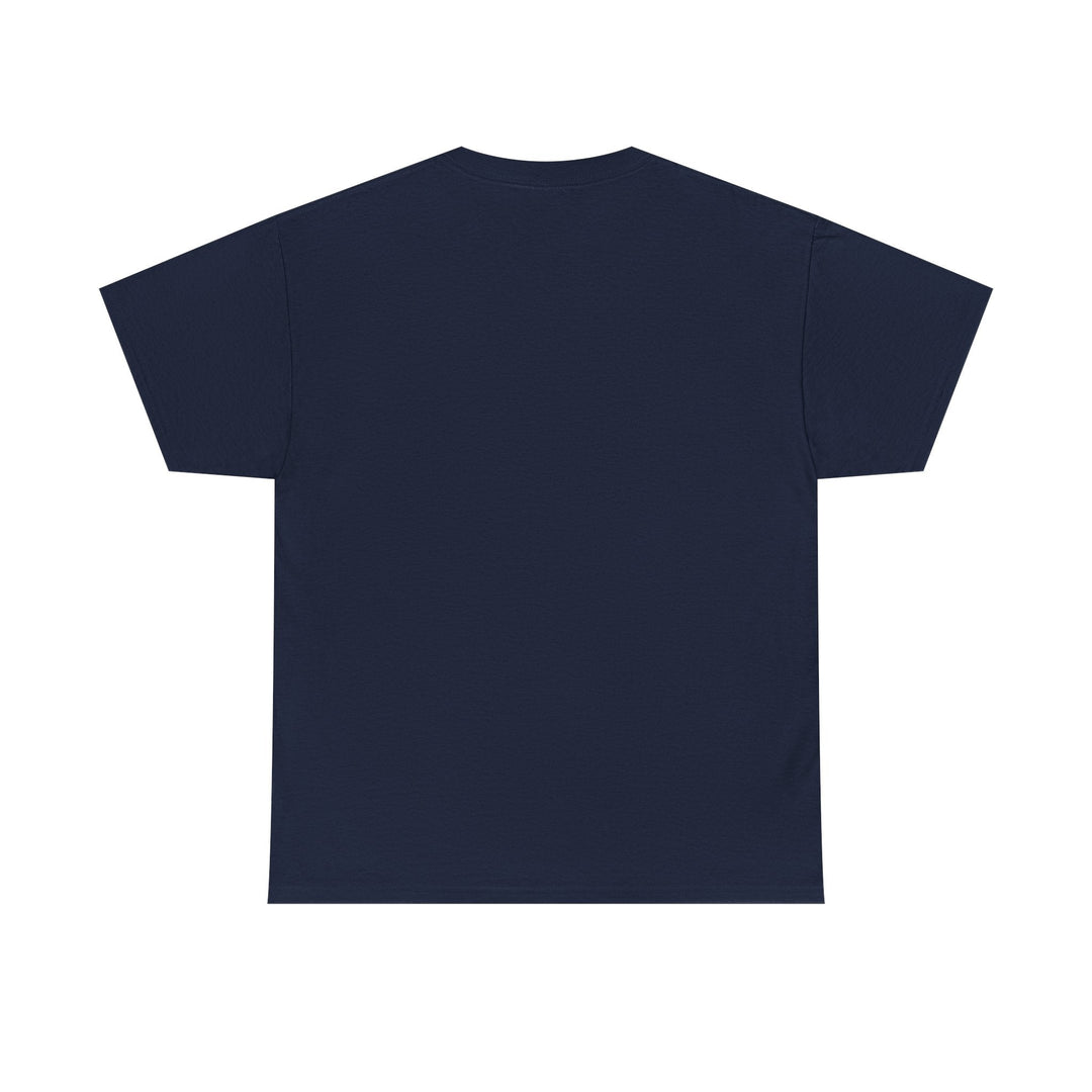 We The Believers T-Shirt in Navy, crew neck, plain back.