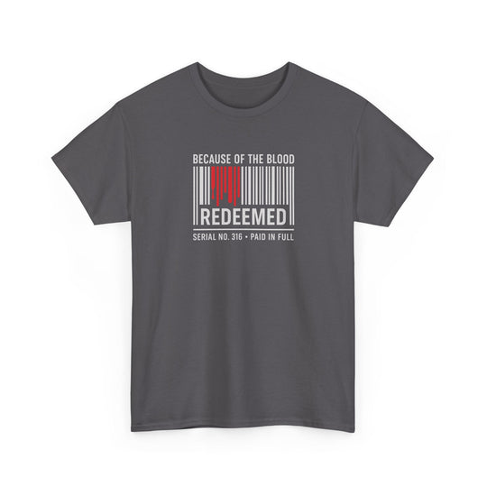 Charcoal unisex T-shirt with &