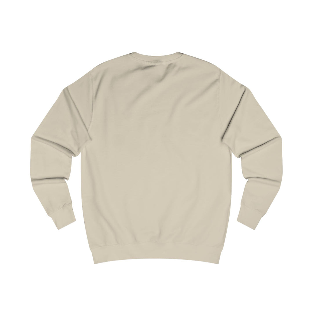 Desert Sand crewneck sweatshirt back view, plain with no visible print.