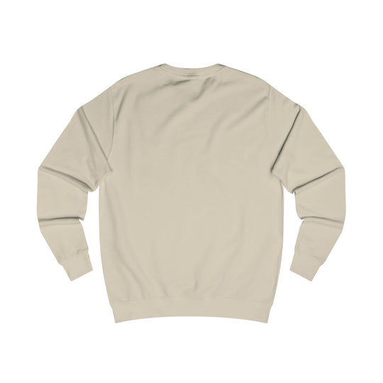Desert Sand crewneck sweatshirt back view, plain with no visible print.