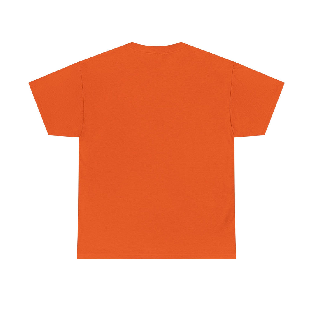 Christ unisex tee in orange, crew neck short-sleeve T-shirt