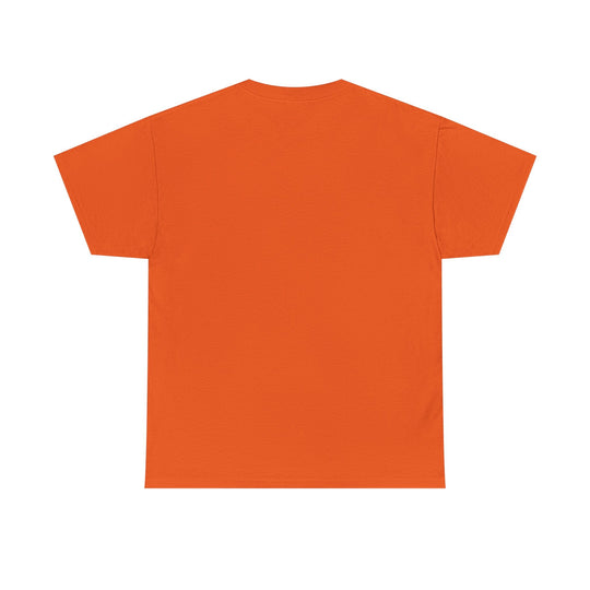 Christ unisex tee in orange, crew neck short-sleeve T-shirt