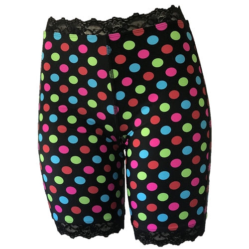 Party Pants Bloomers mit bunten Punkten und Spitzenabschluss