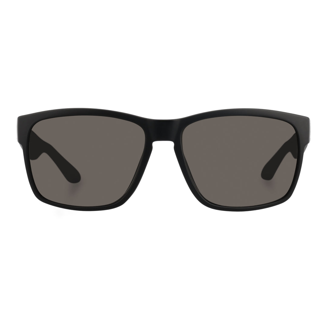 Dovetail Golf-Sonnenbrille mit großen, dunkelgrau getönten Gläsern