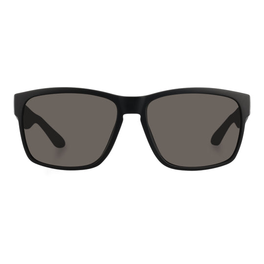Dovetail Golf-Sonnenbrille mit großen, dunkelgrau getönten Gläsern