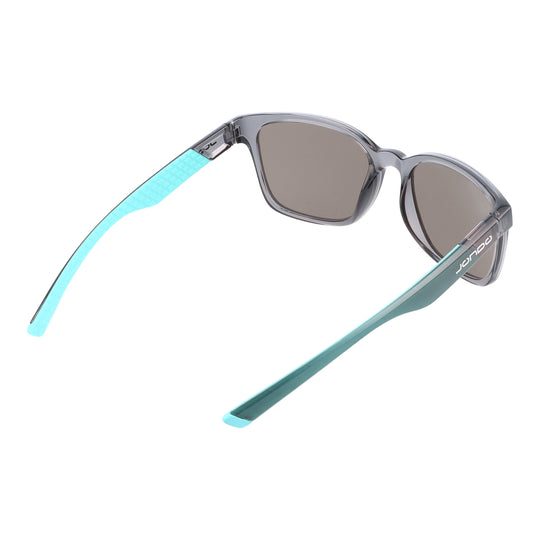Sandy Golf Sunglasses in ovaler Form, türkisfarbene Bügel, braune getönte Gläser