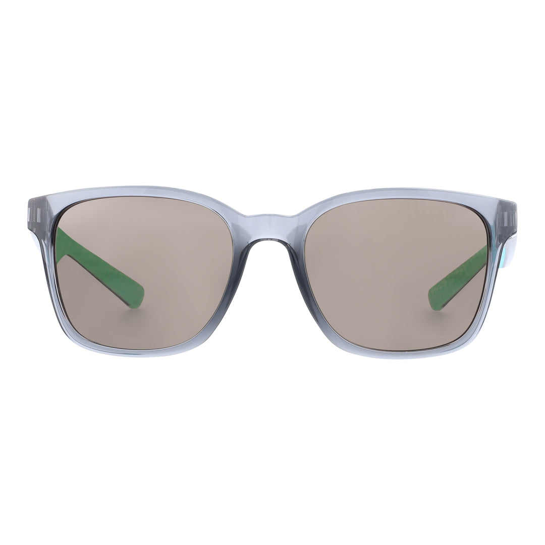 Sandy Golf Sunglasses, hellblauer Rahmen mit braunen getönten Gläsern