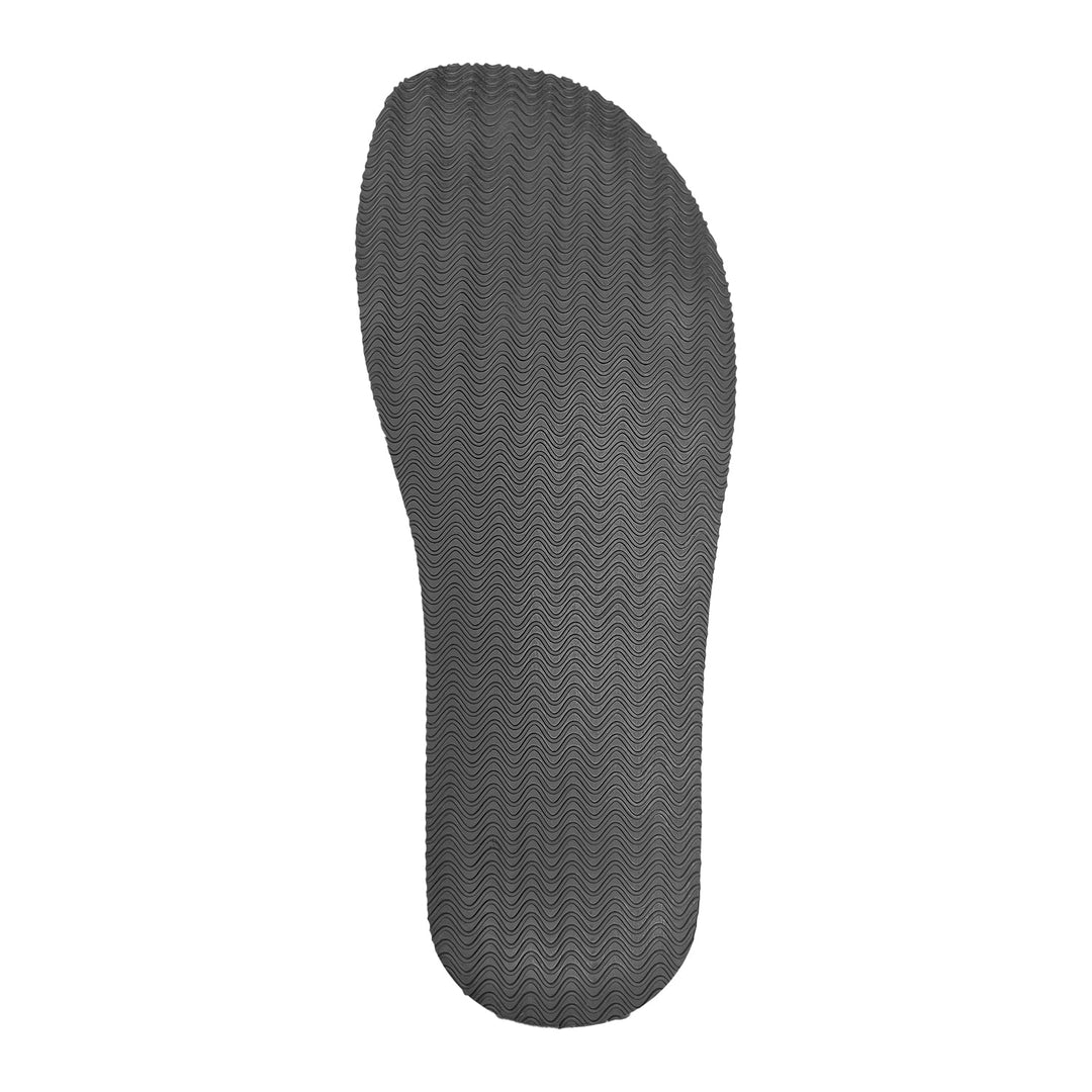 Semelle extérieure texturée noire du mocassin Ozo