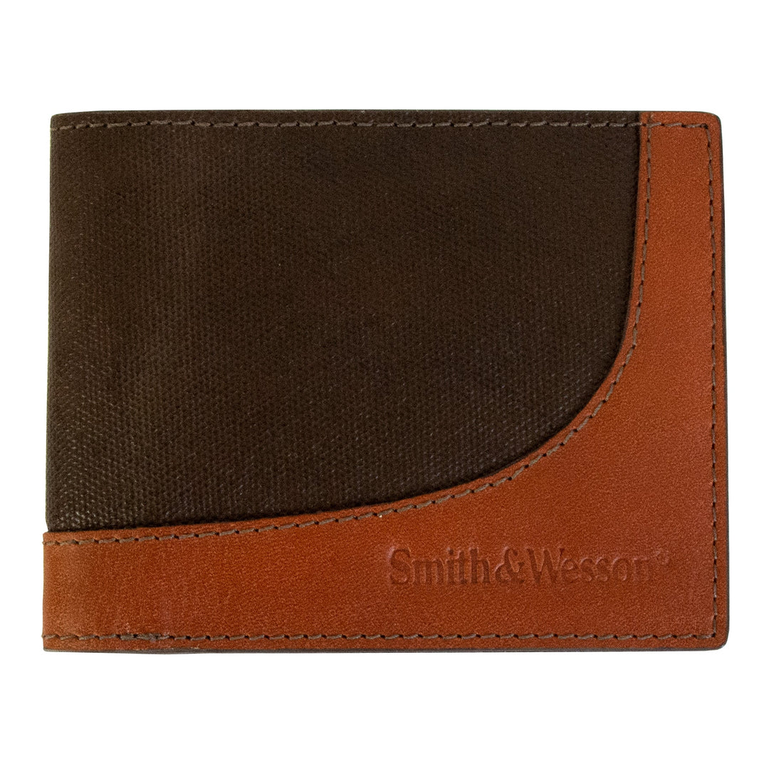 Smith &amp; Wesson Wax Canvas Bi-Fold Wallet