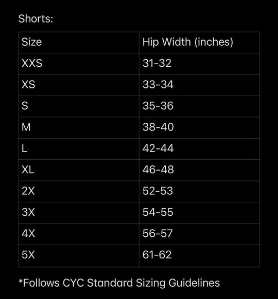 Größentabelle für Jamaican Rasta Häkel-Shorts: XXS bis 5X, Hüftweite 31–62 Zoll