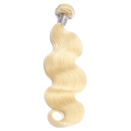 Bossy Blonde body wave hair bundle with light blonde loose waves