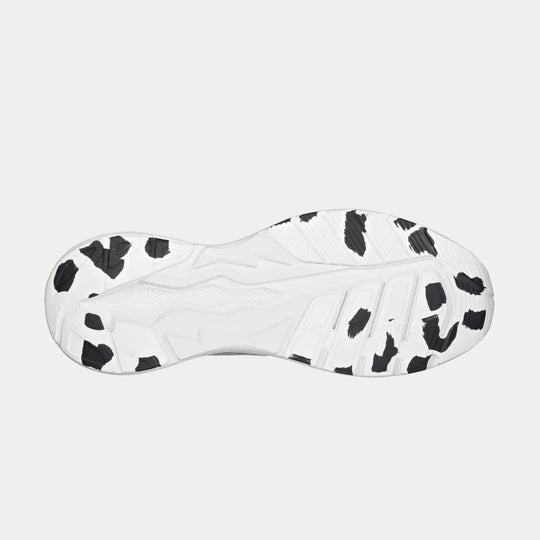 LA Gear Laufsohle der Lowtop Sneaker, weiß mit schwarzen Profilflecken