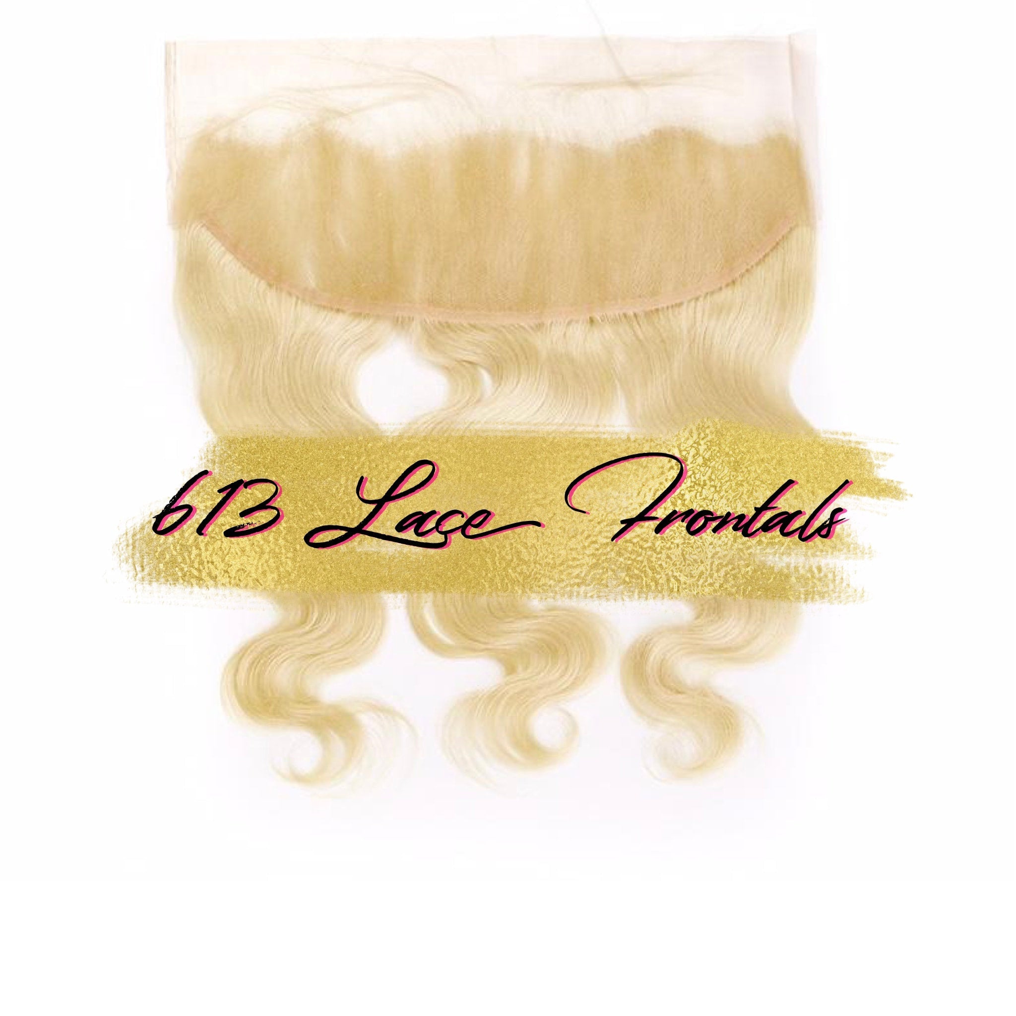 613 lace frontal body wave, light blonde lace with natural curved hairline